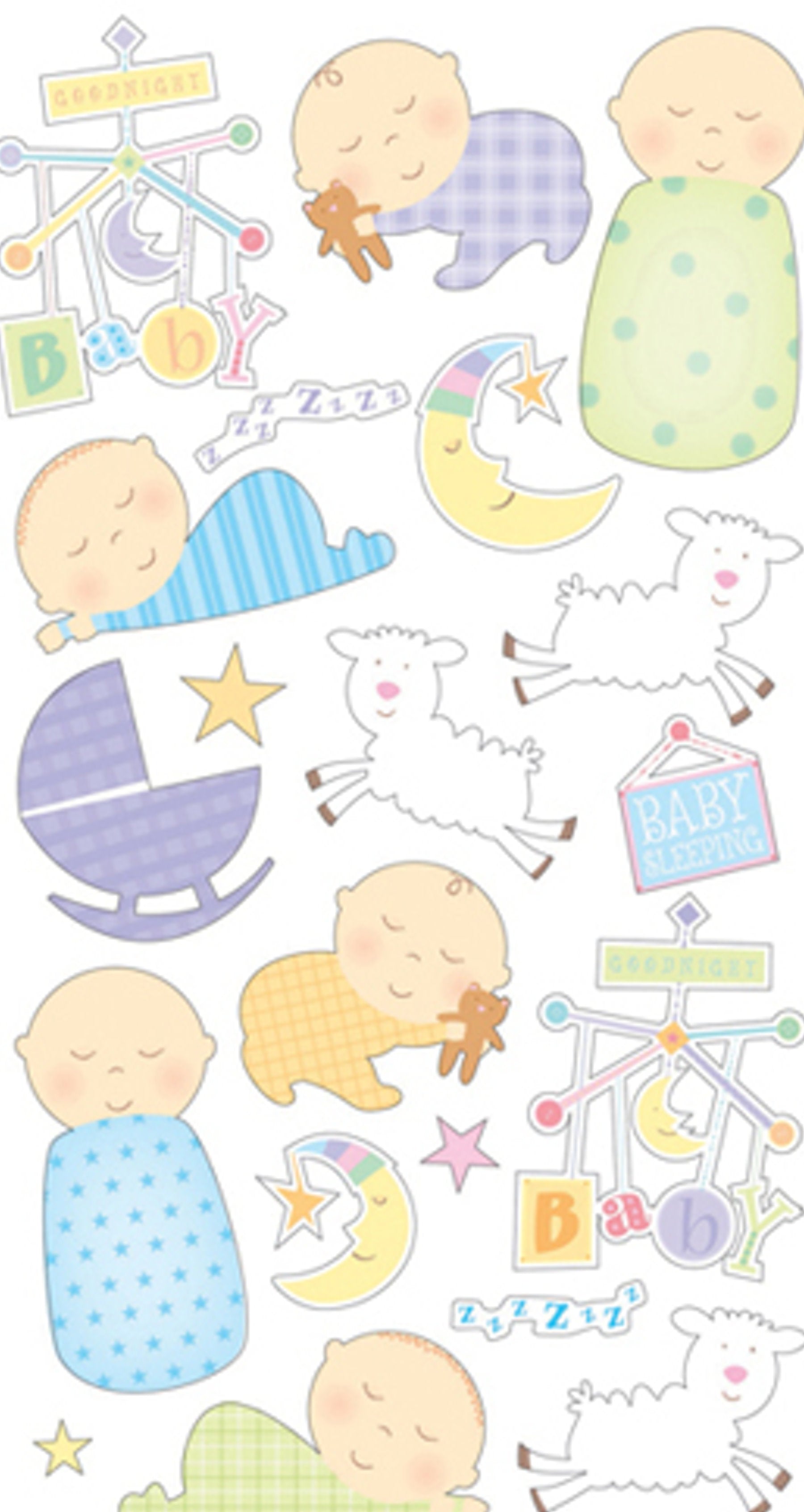 Sticko Sleepy Time Stickers