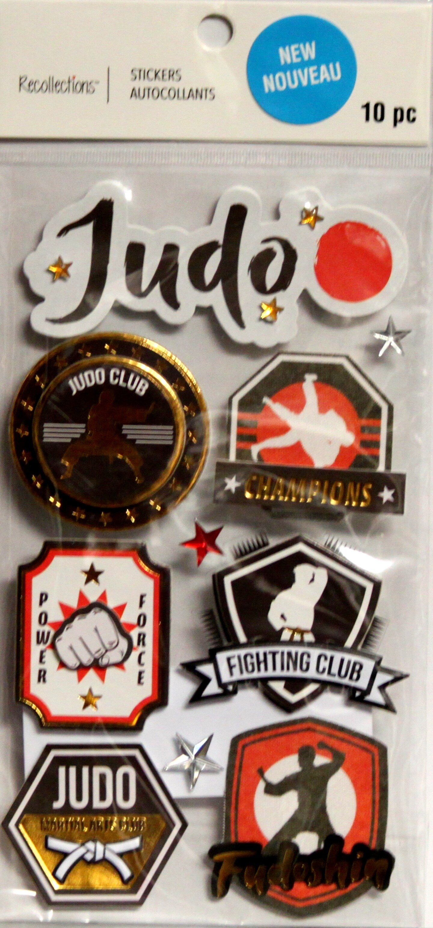 Recollections Judo Dimensional Stickers - SCRAPBOOKFARE