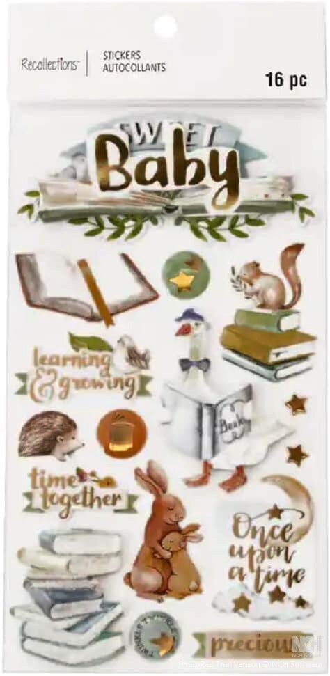 Recollections Sweet Baby Dimensional Stickers