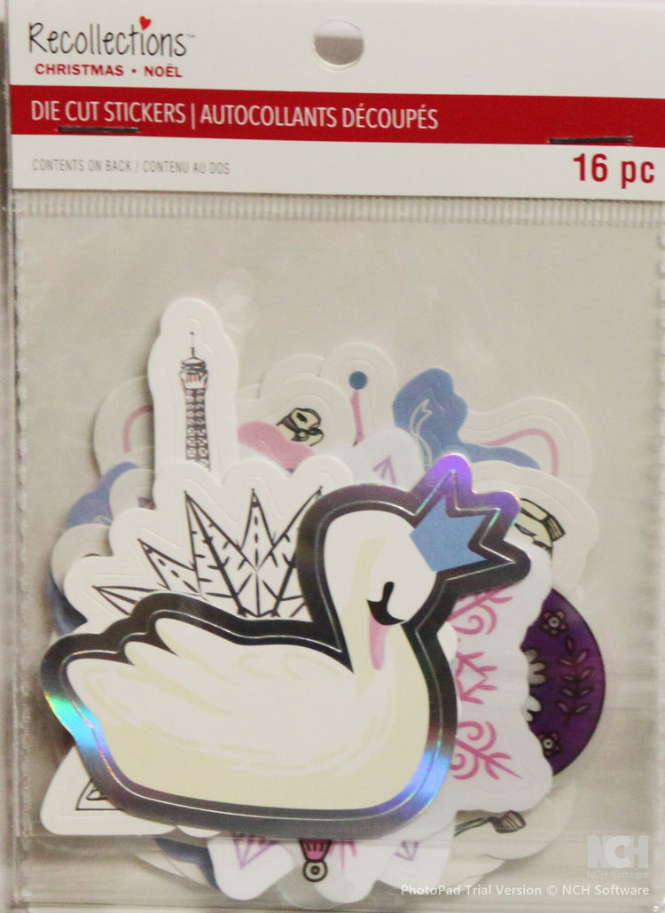 Recollections Christmas Die-cut Stickers - SCRAPBOOKFARE
