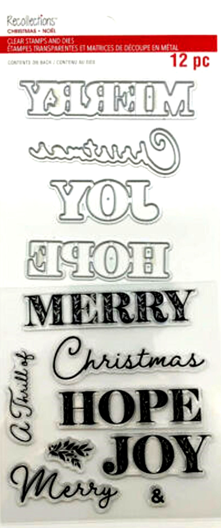 Recollections Christmas Clear Stamps And Dies Set - SCRAPBOOKFARE