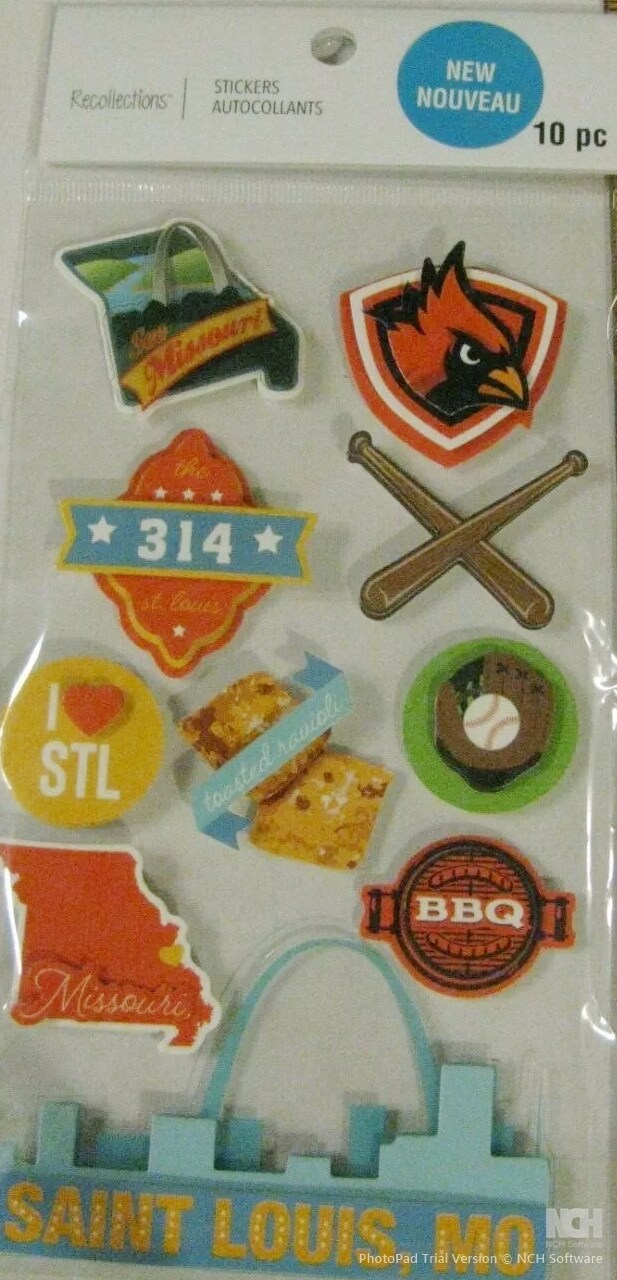 Recollections Missouri Dimensional Stickers - SCRAPBOOKFARE