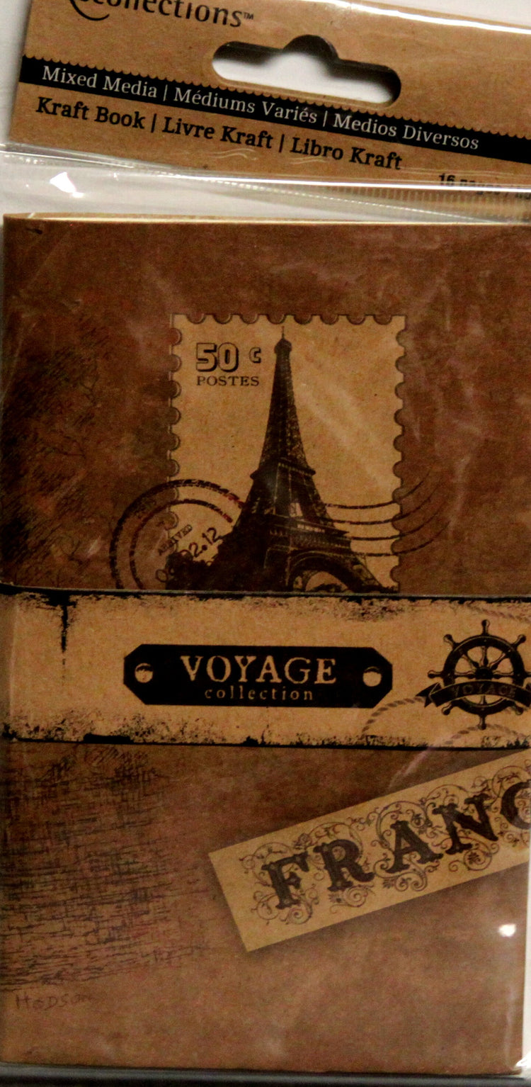 Recollections Traveler's Mixed Media Kraft Notebook - SCRAPBOOKFARE