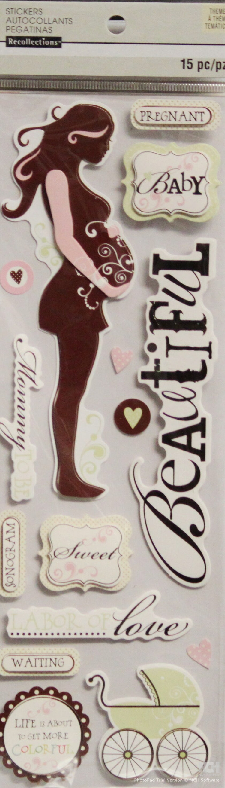 Recollections Pregnancy Dimensional Stickers - SCRAPBOOKFARE