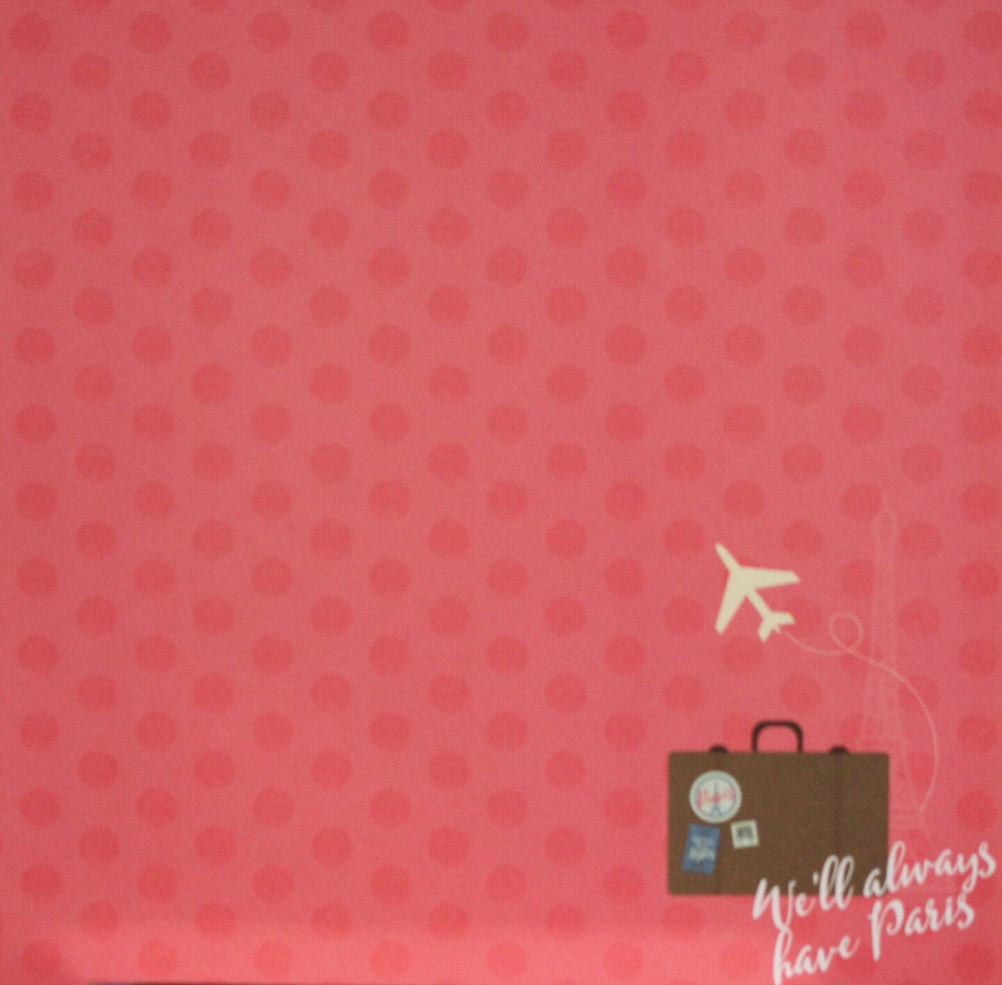 Recollections 12 x 12 C'est La Vie We'll Always Have Paris Cardstock Paper - SCRAPBOOKFARE