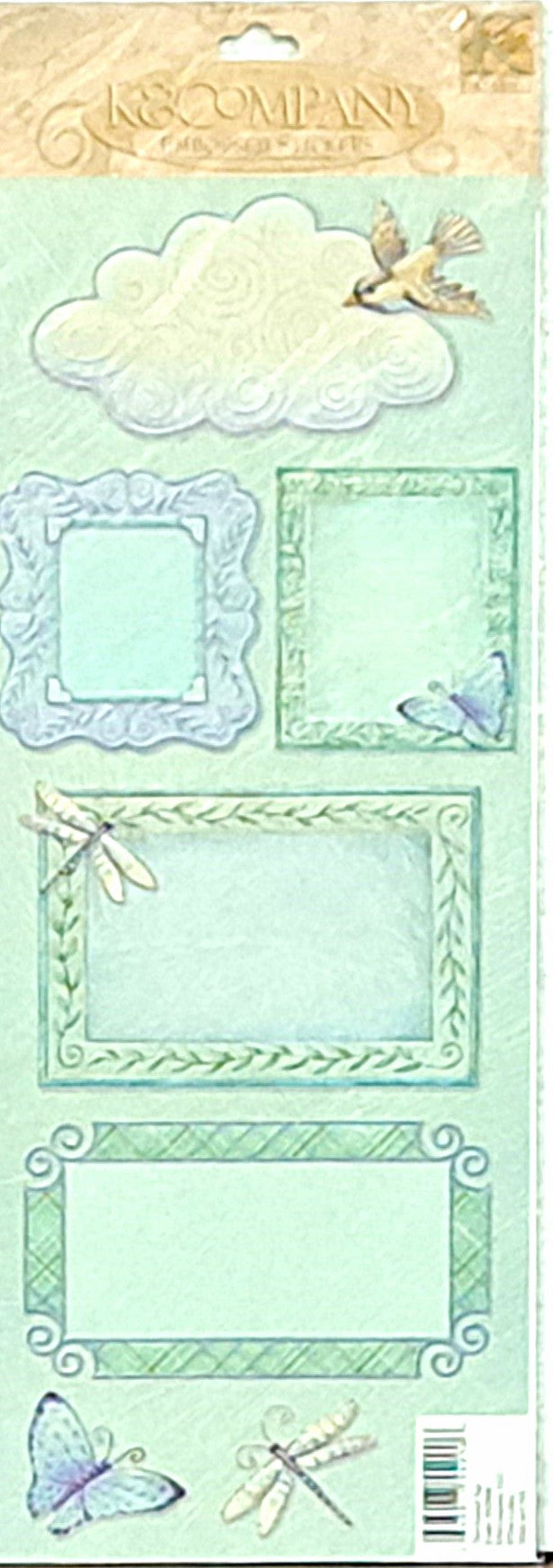 K & Company Tim's Journal Tags Embossed Stickers