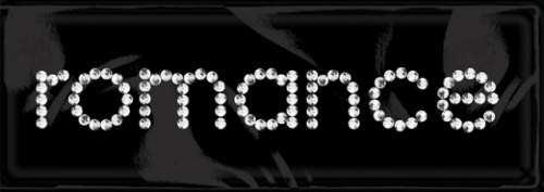 Me & My Big Ideas Urban Bling Words Romance Rhinestones Adhesive Gem Sticker Embellishment