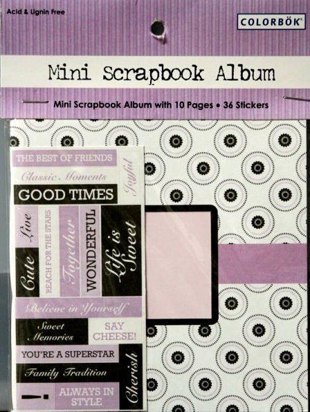Colorbok Celebration Mini Scrapbook Kit
