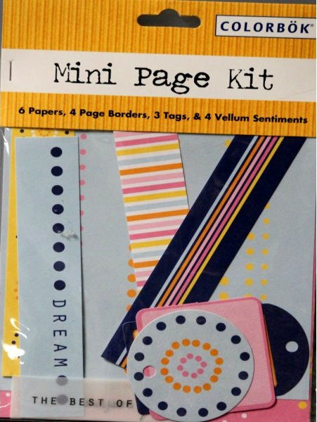 Colorbok Mini Page Kit - SCRAPBOOKFARE