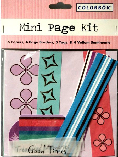 Colorbok Mini Page Kit - SCRAPBOOKFARE