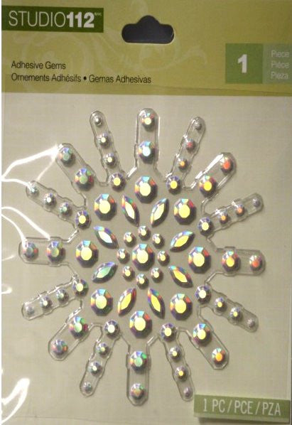 K & Company Studio 112 Self-Adhesive Star Burst Gem Embellishment - SCRAPBOOKFARE