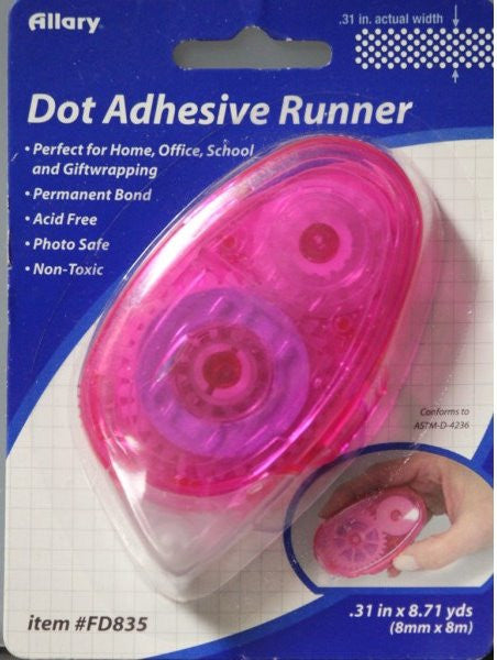 Allary Permanent Adhesive Dot Runner or Roller - SCRAPBOOKFARE