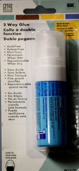 EK Success Permanent Zig 2 Way Jumbo Tip Glue Pen - SCRAPBOOKFARE