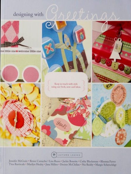 Autumn Leaves Designing With Greetings Book - SCRAPBOOKFARE