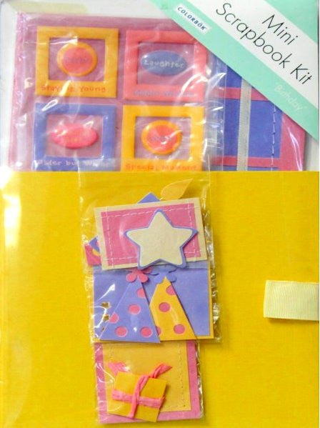 Colorbok Birthday Mini Scrapbook Kit - SCRAPBOOKFARE