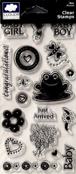 Cloud 9 Design Baby Clear Stamps - SCRAPBOOKFARE