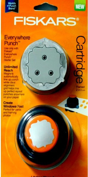 Fiskars Everywhere Framed Cartridge Punch - SCRAPBOOKFARE