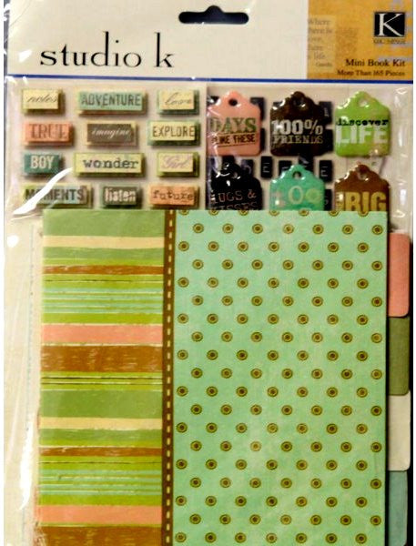 K & Company Studio K Meadow Mini Scrapbook Kit - SCRAPBOOKFARE