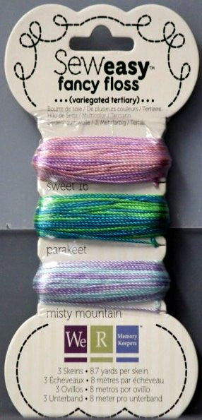 We R Memory Keepers Sew Easy Fancy Floss Variegated Tertiary - SCRAPBOOKFARE