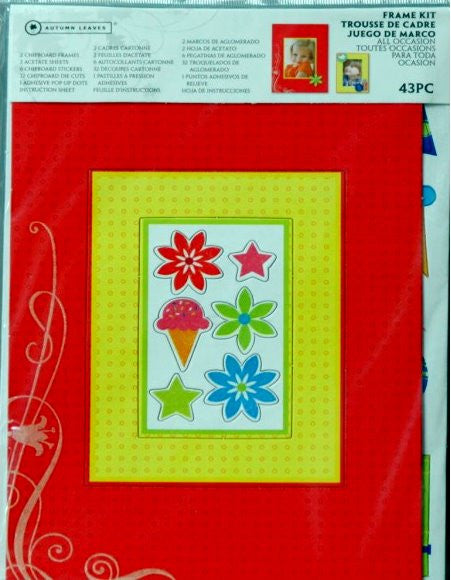 Autumn Leaves All Occasion Frame Kit - SCRAPBOOKFARE