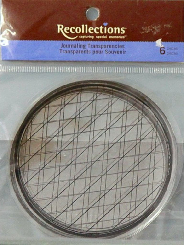 Recollections 6 piece Journaling Transparencies Embellishments - SCRAPBOOKFARE