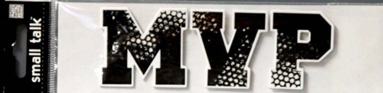 Me & My Big Ideas Small Talk MVP 3-D Dimensional Title Sticker - SCRAPBOOKFARE
