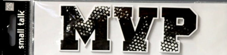 Me & My Big Ideas Small Talk MVP 3-D Dimensional Title Sticker - SCRAPBOOKFARE