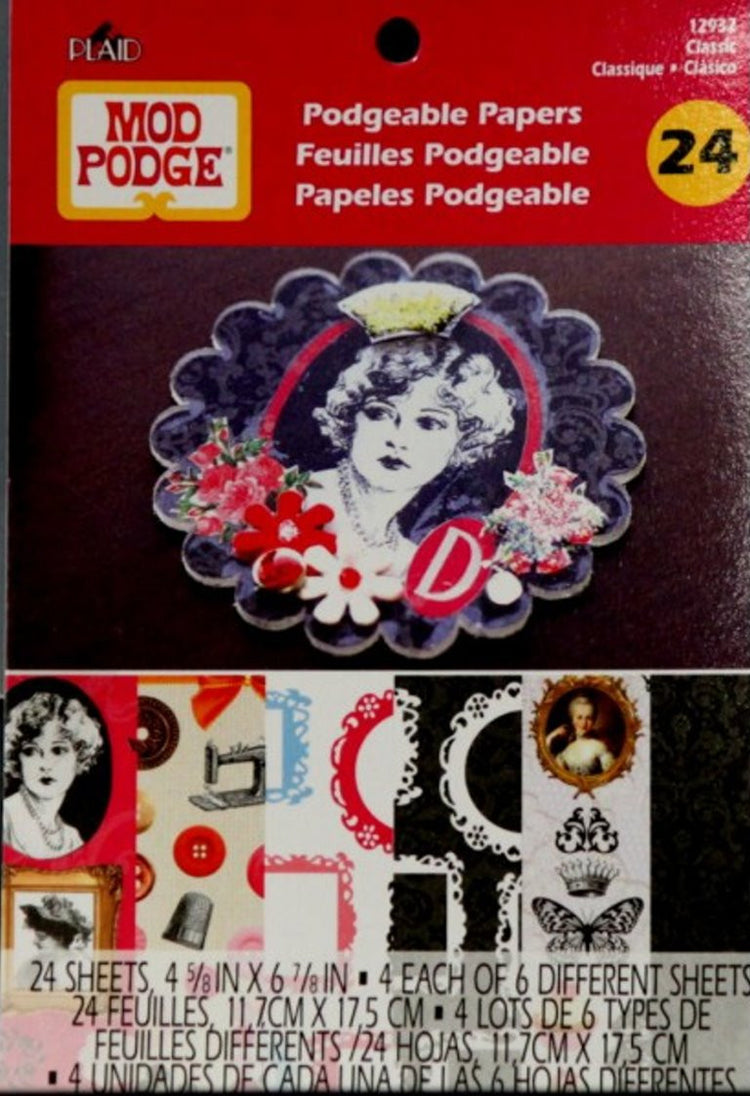 Plaid Podgeable Papers Mat Pad - SCRAPBOOKFARE