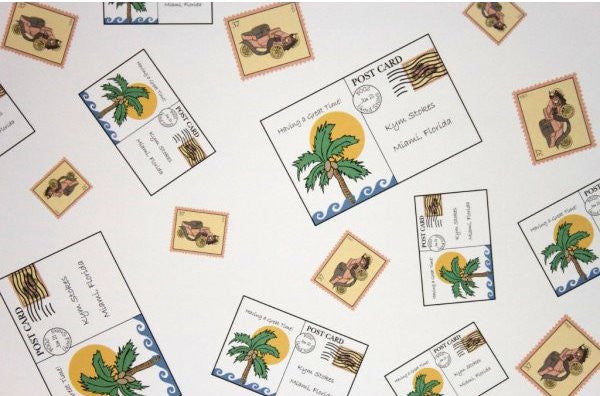 Scrapbook Paper 12 x 12  Vacation, Travel & Destination Theme Scrapbook Paper - SCRAPBOOKFARE