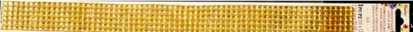 Darice Adhesive Back Acrylic Gold Gems Embellishment Strip - SCRAPBOOKFARE