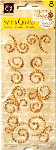 Prima Say It In Crystals Fairy Rhymes Adhesive Crystals Embellishments - SCRAPBOOKFARE
