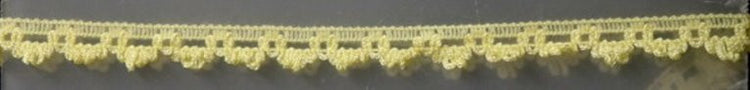 Yellow Lace Embellishment