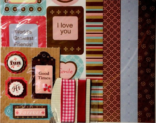 Mini 8 x 8 Scrapbook Pages Kit - SCRAPBOOKFARE
