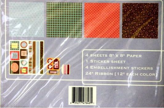 Mini 8 x 8 Scrapbook Pages Kit - SCRAPBOOKFARE