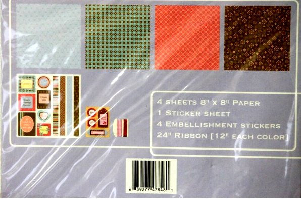 Mini 8 x 8 Scrapbook Pages Kit - SCRAPBOOKFARE