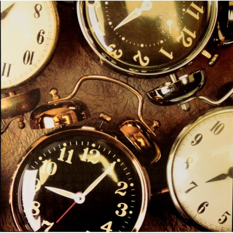 DCWV 12 x 12 Alarm Clocks Scrapbook Paper - SCRAPBOOKFARE