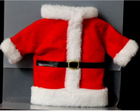 Christmas Santa Coat Bottle Cover - SCRAPBOOKFARE