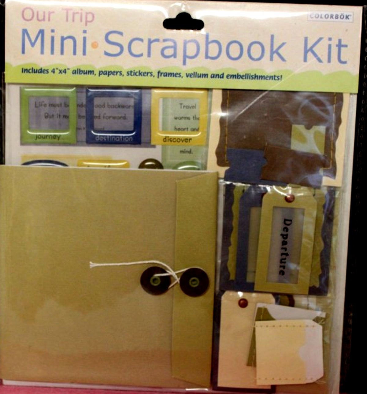 Colorbok Our Trip Mini Scrapbook Kit - SCRAPBOOKFARE