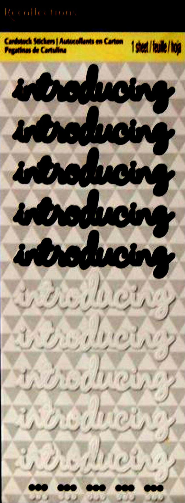 Recollections Introducing Cardstock Stickers - SCRAPBOOKFARE