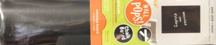 Brewster Home Fashions Wall Pops Message Board Chalkboard + Chalk - SCRAPBOOKFARE