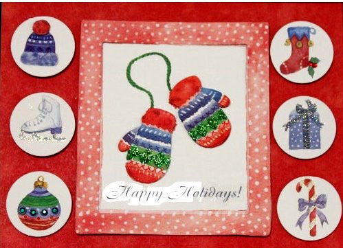 Scrapbookfare Christmas Handmade Dimensional Greeting Card - SCRAPBOOKFARE