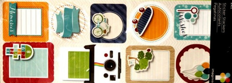 American Crafts Imaginisce Dimensional Childhood Memories Journal Stickers - SCRAPBOOKFARE