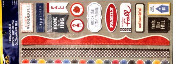 Little Yellow Bicycle Canvas Home Stickers - SCRAPBOOKFARE