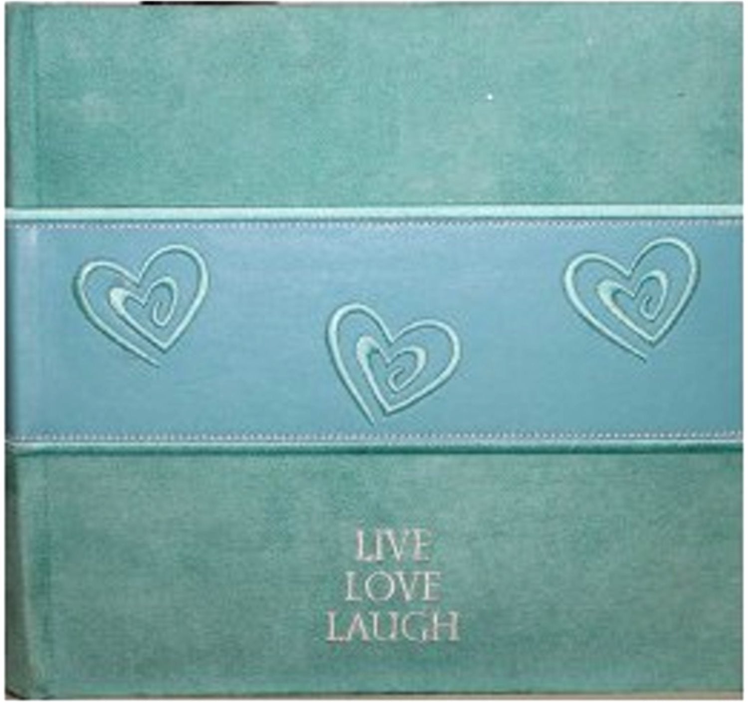 Fetco Home Decor Aqua Blue Suede Photo Album - SCRAPBOOKFARE