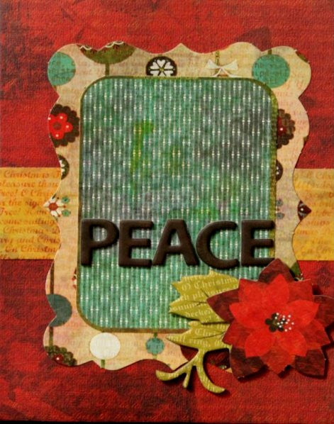 Scrapbookfare Christmas Handmade Dimensional Greeting Card - SCRAPBOOKFARE