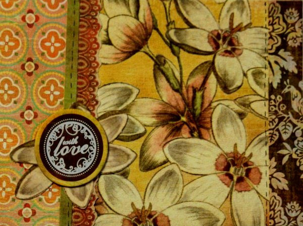 Scrapbookfare With Love Handmade Dimensional Greeting Card