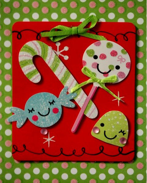 Scrapbookfare Christmas Handmade Dimensional Greeting Card - SCRAPBOOKFARE