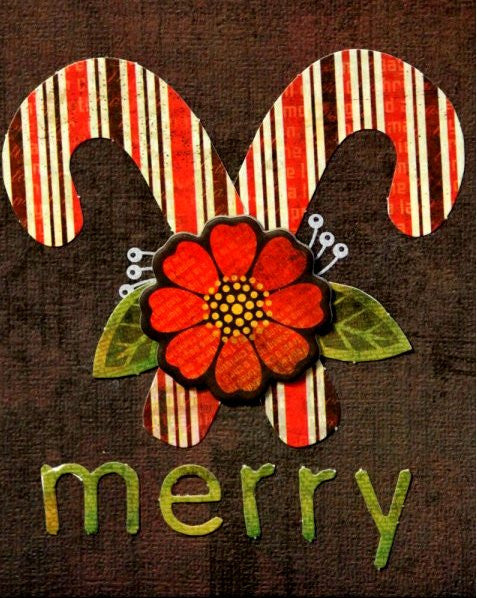 Scrapbookfare Christmas Handmade Dimensional Greeting Card - SCRAPBOOKFARE