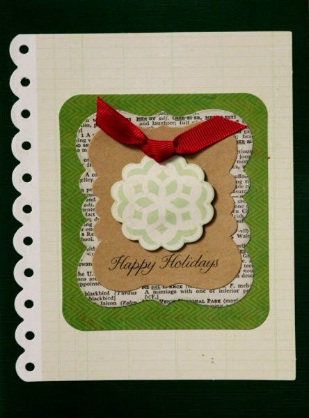 Scrapbookfare Christmas Handmade Dimensional Greeting Card - SCRAPBOOKFARE