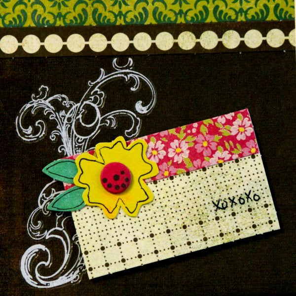 Scrapbookfare Any Occasion Handmade Dimensional Greeting Card - SCRAPBOOKFARE